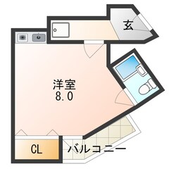 花利ビルの物件間取画像